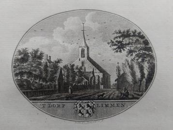 59 / Limmen Castricum - Gravure uit 1793 Oleffen & Bakker beschikbaar voor biedingen