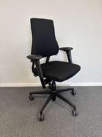 Bureaustoelen Axia 2.2 met nieuwe zwarte stof, Niet ingevuld, Gebruikt, Zwart, Niet ingevuld