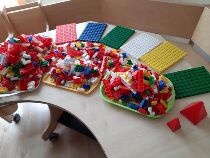 montiblocks plastic bouwstenen blokken, Kinderen en Baby's, Speelgoed | Bouwstenen, Gebruikt, Overige merken, Ophalen