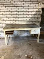 Oude Werkbank/Buro - 2m1 Breed, Ophalen of Verzenden