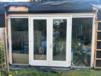 Mooie grote openslaande deuren met zijglazen hr++., Doe-het-zelf en Verbouw, Kozijnen en Schuifpuien, Deurkozijn, 225 cm of meer