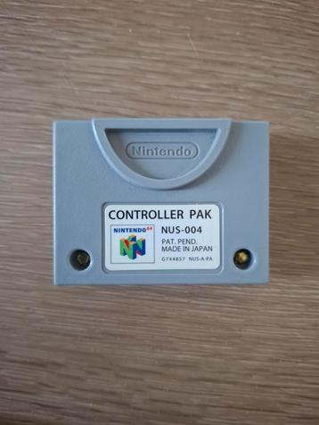 Originele Nintendo 64 Controller Pak beschikbaar voor biedingen