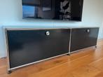 USM Haller dressoir / TV-meubel Zwart 150x35x35, Huis en Inrichting, Ophalen, Zo goed als nieuw, Metaal, 25 tot 50 cm