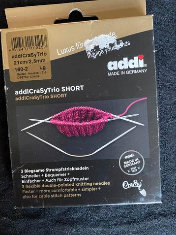 Addi crasy trio - laatste setje (2,5 mm) beschikbaar voor biedingen