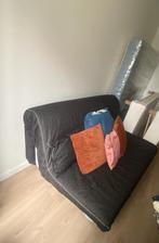 Bedbank slaapbank zitbank. br. 1.60 m Ikea Jeans bekleding, 160 cm, Gebruikt, Zwart, Ophalen