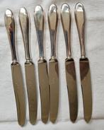 6 zilveren fruitmesjes Puntfilet massief 835 zilver, Ophalen of Verzenden, Zilver