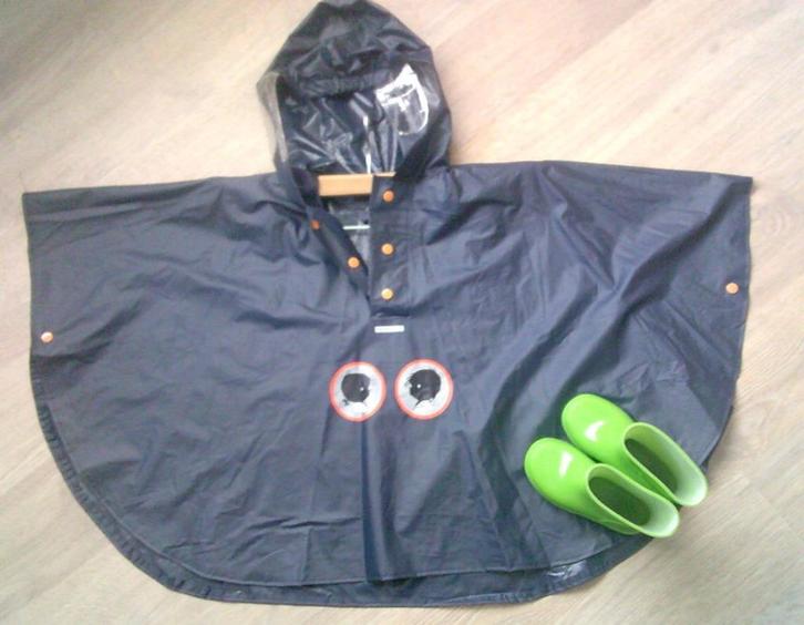 Jip en janneke regencap 86/92 en groene laarsjes mt 22, Kinderen en Baby's, Kinderkleding | Maat 92, Gebruikt, Jongen of Meisje