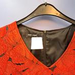 Gerry Weber jurk feestelijk fuchsia/rood bladerpat. 46 47576, Gerry weber, ., Maat 46/48 (XL) of groter, Ophalen of Verzenden