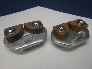 Schootklemmen, Touwklemmen, 8 - 10 mm + geleider, set 2 st. beschikbaar voor biedingen