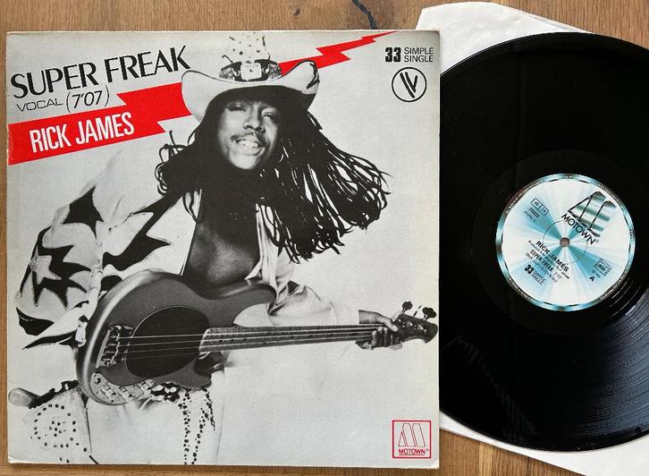 RICK JAMES - Super freak ( 12# ), Cd's en Dvd's, Vinyl | R&B en Soul, Zo goed als nieuw, Soul of Nu Soul, 1980 tot 2000, 12 inch