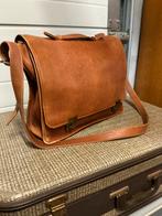 Leren schoudertas ,soepel leer ,, Ophalen of Verzenden, Zo goed als nieuw, Bruin, Leer