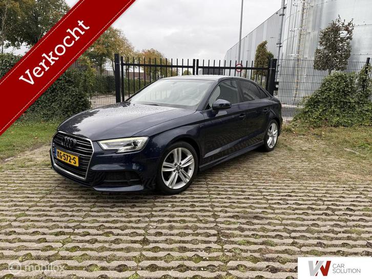 VERKOCHT! Audi A3 Limo 2.0 TDI 3xS-LINE NAP B&O VIRTUAL, Auto's, Audi, Bedrijf, A3, ABS, Airbags, Airconditioning, Alarm, Apple Carplay