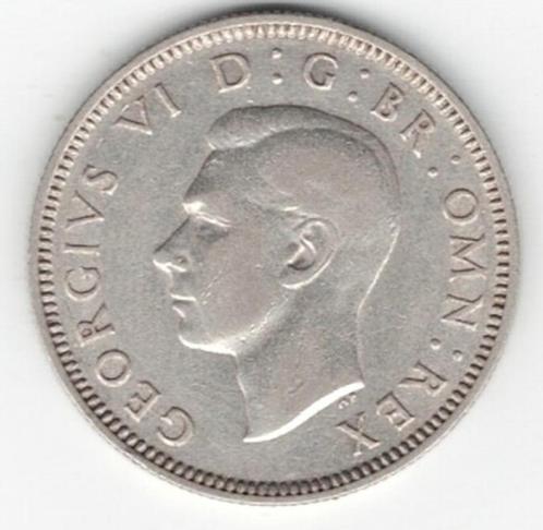 25-1323 Engeland 1 shilling 1940, Postzegels en Munten, Munten | Europa | Niet-Euromunten, Losse munt, Overige landen, Zilver
