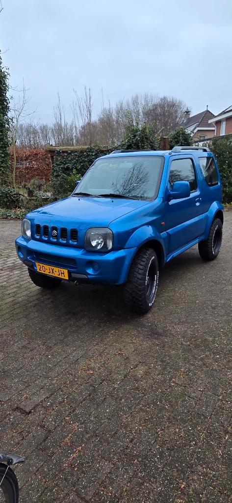 Suzuki Jimny 1.3 special 4WD 2002 Blauw, Auto's, Suzuki, Particulier, Jimny, 4x4, Airbags, Dakrails, Trekhaak, Benzine, E, SUV of Terreinwagen