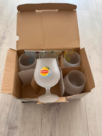 Lipton ice tea glazen 5 stuks beschikbaar voor biedingen