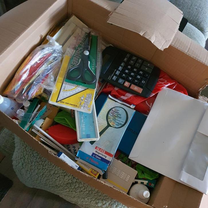 Heel veel schoolspullen knutselen pennen etui lineaal rugzak, Diversen, Schoolbenodigdheden, Nieuw, Ophalen of Verzenden