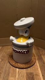 Vintage Donald Duck koekjespot, Ophalen of Verzenden, Donald Duck, Zo goed als nieuw, Beeldje of Figuurtje