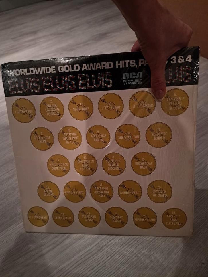Elvis Presley - Worldwide Gold Award Hits, Parts 3 & 4 lp, Cd's en Dvd's, Vinyl | Pop, Nieuw in verpakking, 1960 tot 1980, 12 inch