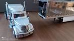 INTERNATIONAL LONESTAR MET CHROME! KOELTRAILER, Hobby en Vrije tijd, Modelauto's | 1:50, Ophalen of Verzenden, Zo goed als nieuw