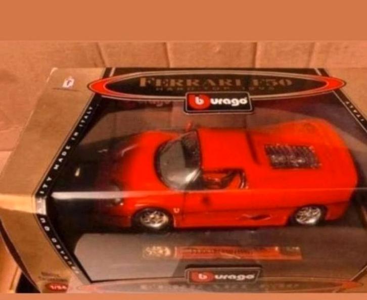 Een hele mooie Ferrari F50 Burago
Haast nooit uit de verpakk, Hobby en Vrije tijd, Modelauto's | 1:18, Zo goed als nieuw, Bburago