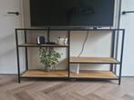 Industriële tv meubel | sidetable, 150 tot 200 cm, Minder dan 100 cm, 25 tot 50 cm, Met plank(en)