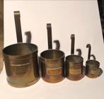 Koperen Maatbekers Set van 4, Ophalen of Verzenden