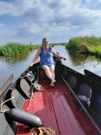 Giethoornse punter met ligplaats., Watersport en Boten, Ophalen, Gebruikt, Tot 10 pk, 6 meter of meer