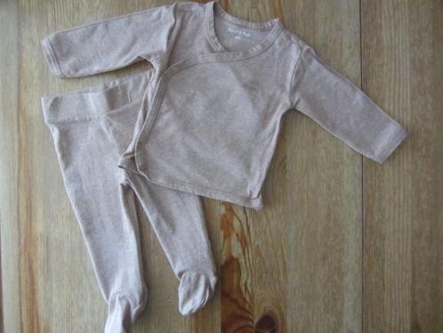 Bruin setje maat 68, Kinderen en Baby's, Babykleding | Maat 68, Zo goed als nieuw, Jongetje of Meisje, Setje, Ophalen of Verzenden