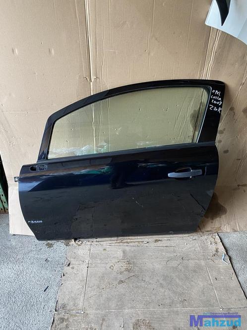 OPEL CORSA D ZWART Z20R Links linker deur portier slot raam, Auto-onderdelen, Carrosserie en Plaatwerk, Deur, Opel, Gebruikt, Ophalen of Verzenden