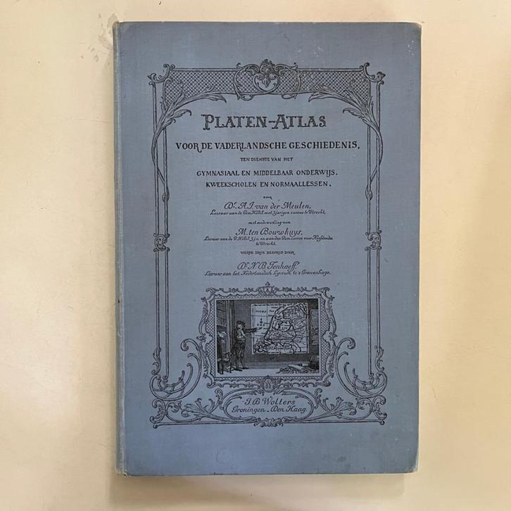Antieke platenatlas Vaderlandse geschiedenis, Boeken, Geschiedenis | Vaderland, Gelezen, Ophalen of Verzenden