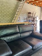 Te koop leren bank., Ophalen, Gebruikt, Tweepersoons, Leer