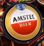 Dubbelzijdige Amstel bier lichtbak, lichtreclame, Verzamelen, Reclamebord, Plaat of Schild, Amstel, Zo goed als nieuw, Ophalen