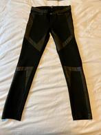 Dames broek mexx zwart met nepleer maat 40 skinny, Maat 38/40 (M), Zwart, Ophalen of Verzenden, Zo goed als nieuw