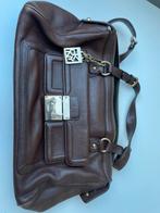 DKNY tas, Sieraden, Tassen en Uiterlijk, Tassen | Schoudertassen, Ophalen of Verzenden, Gebruikt, Bruin, Leer