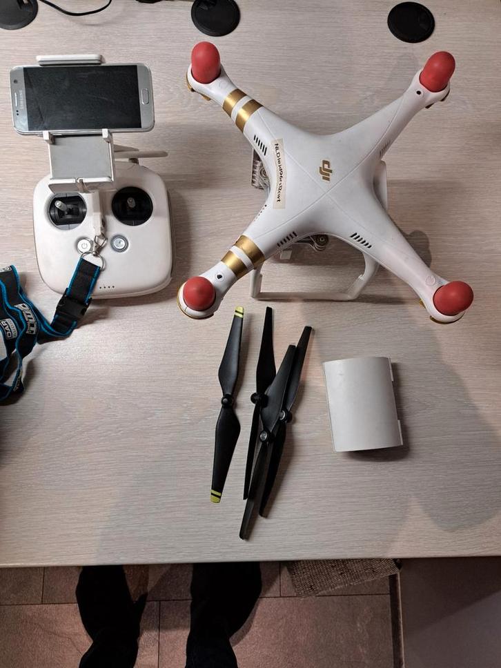 DJI Phantom 3 Professional Drone, Audio, Tv en Foto, Drones, Gebruikt, Drone met camera, Ophalen of Verzenden