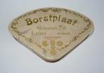 Gebroeders Pel Leiden borstplaat, Verzamelen, Merken en Reclamevoorwerpen, Ophalen of Verzenden, Zo goed als nieuw, Overige typen