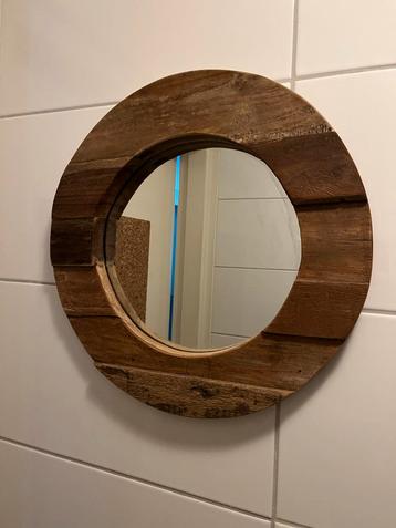 Houten Spiegel - 40x25 cm beschikbaar voor biedingen