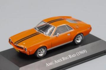 AMC AMX Hardtop Big Bad 1969 1/43 IXO American cars # 69 beschikbaar voor biedingen