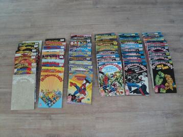 Marvel Superhelden  Verzameling Junior Press  59 strips beschikbaar voor biedingen