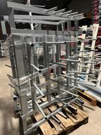 Rek voor halter stangen en schijven bodypump, Sport en Fitness, Ophalen, Gebruikt, Halterstangen, Stangen