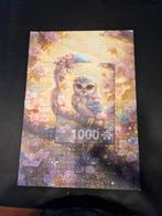 Legpuzzel - Uil met bloemen - 1000 stukjes, Ophalen of Verzenden, 500 t/m 1500 stukjes, Zo goed als nieuw, Legpuzzel