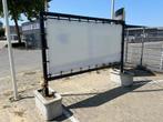 Frame voor reclamezeil (2780x2100mm) in beton gegoten, Ophalen, Overige materialen, Gebruikt, Zwart
