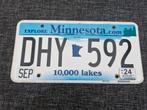Kentekenplaat Minnesota USA Nummerplaat nummerbord License V, Verzamelen, Ophalen of Verzenden, Gebruikt, Auto's