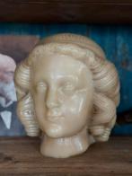 Antiek Frans wassen hoofd, Ophalen of Verzenden