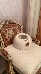Vaas met bladgoud, Huis en Inrichting, Woonaccessoires | Vazen, Ophalen of Verzenden, Zo goed als nieuw, Overige kleuren, Aardewerk of Porselein