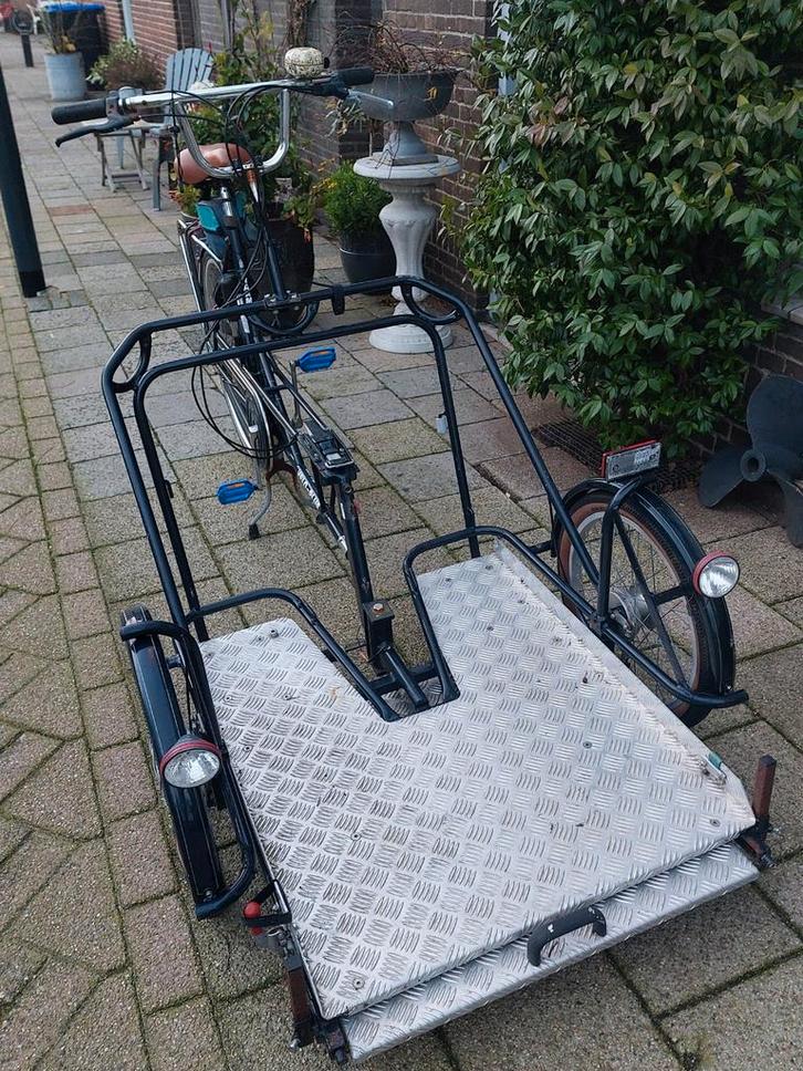 Een echte van raam rolstoelfiets! Fietst voortreffelijk!, Fietsen en Brommers, Overige Fietsen en Brommers, Ophalen of Verzenden