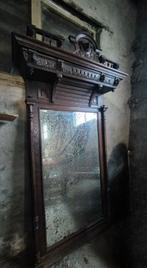 Antieke spiegel, Antiek en Kunst, Antiek | Spiegels, Ophalen, Rechthoekig