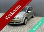 Opel Corsa 1.4-16V Enjoy, APK, NAP, A/C, Cruise, Elekt Ramen, Voorwielaandrijving, Gebruikt, 4 cilinders, Beige