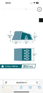 Quechua XXL Tent - 4 Persoons, Ophalen, Zo goed als nieuw, Tot en met 4