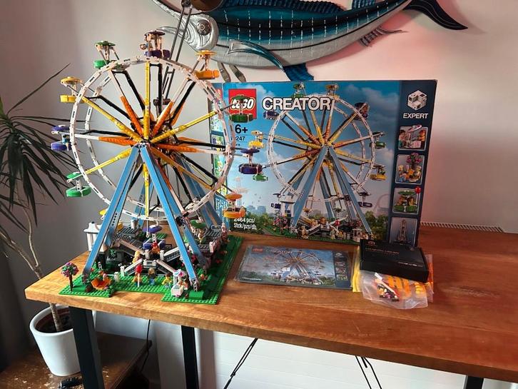 Lego Creator 10247 Ferris Wheel incl. verlichtingsset, Kinderen en Baby's, Speelgoed | Duplo en Lego, Zo goed als nieuw, Lego